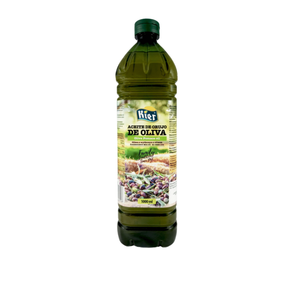 Oliwa pomace hiszpańska 1 l – delikatna w smaku i wszechstronna w użyciu. Idealna do smażenia, grillowania, pieczenia oraz sałatek. Świetny wybór dla domu i gastronomii.