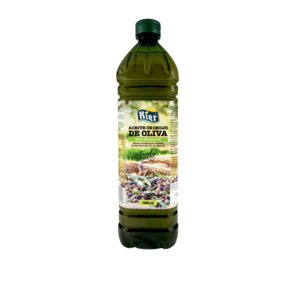Oliwa pomace hiszpańska 1 l – delikatna w smaku i wszechstronna w użyciu. Idealna do smażenia, grillowania, pieczenia oraz sałatek. Świetny wybór dla domu i gastronomii.