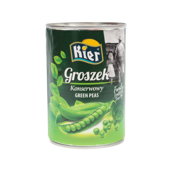 Zielony, świeży groszek Gotowy do użycia, kier