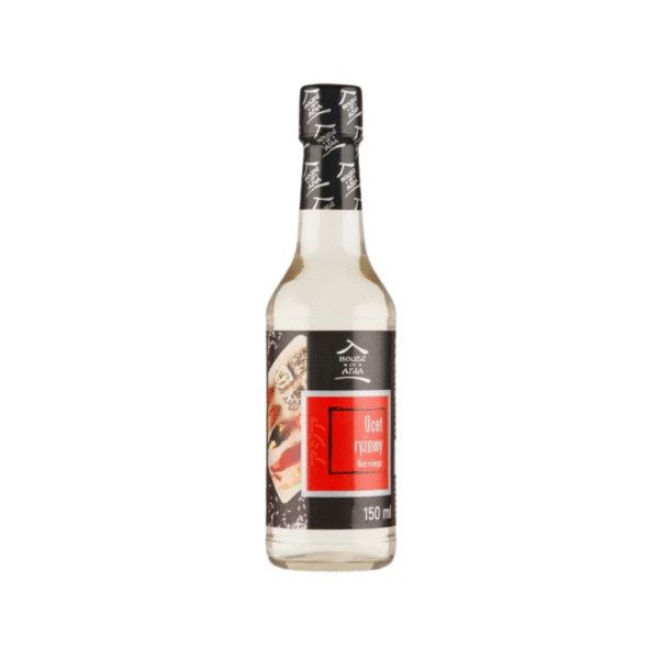 Delikatny ocet ryżowy 150 ml – idealny do sushi, sałatek i marynat. Naturalny smak w praktycznej butelce.