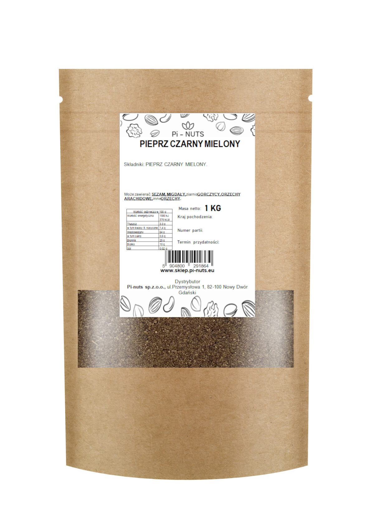 Pieprz czarny mielony 200 g - uniwersalna przyprawa o wyrazistym aromacie