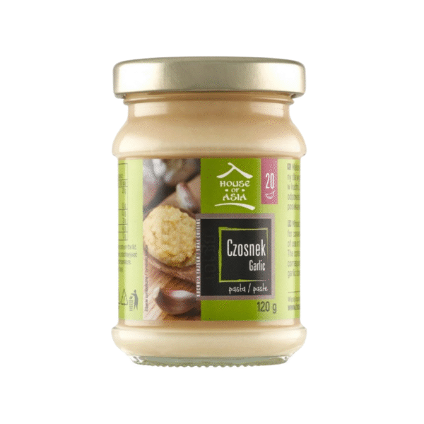 Kremowa pasta z czosnku 120 g – szybki i wygodny sposób na aromatyczne dania. Naturalny smak czosnku w praktycznym słoiku.
