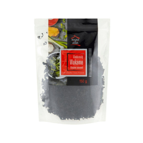 Wodorosty wakame 150g Bogactwo smaku i tekstury sprawia, że potrawy zyskują autentyczny, orientalny charakter.