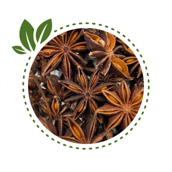 Anyż gwiazdki cały, anyż gwiaździsty, duże opakowanie 1 kg